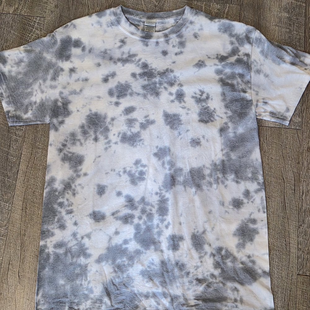 Gray Tie-Dye Men's Shirt